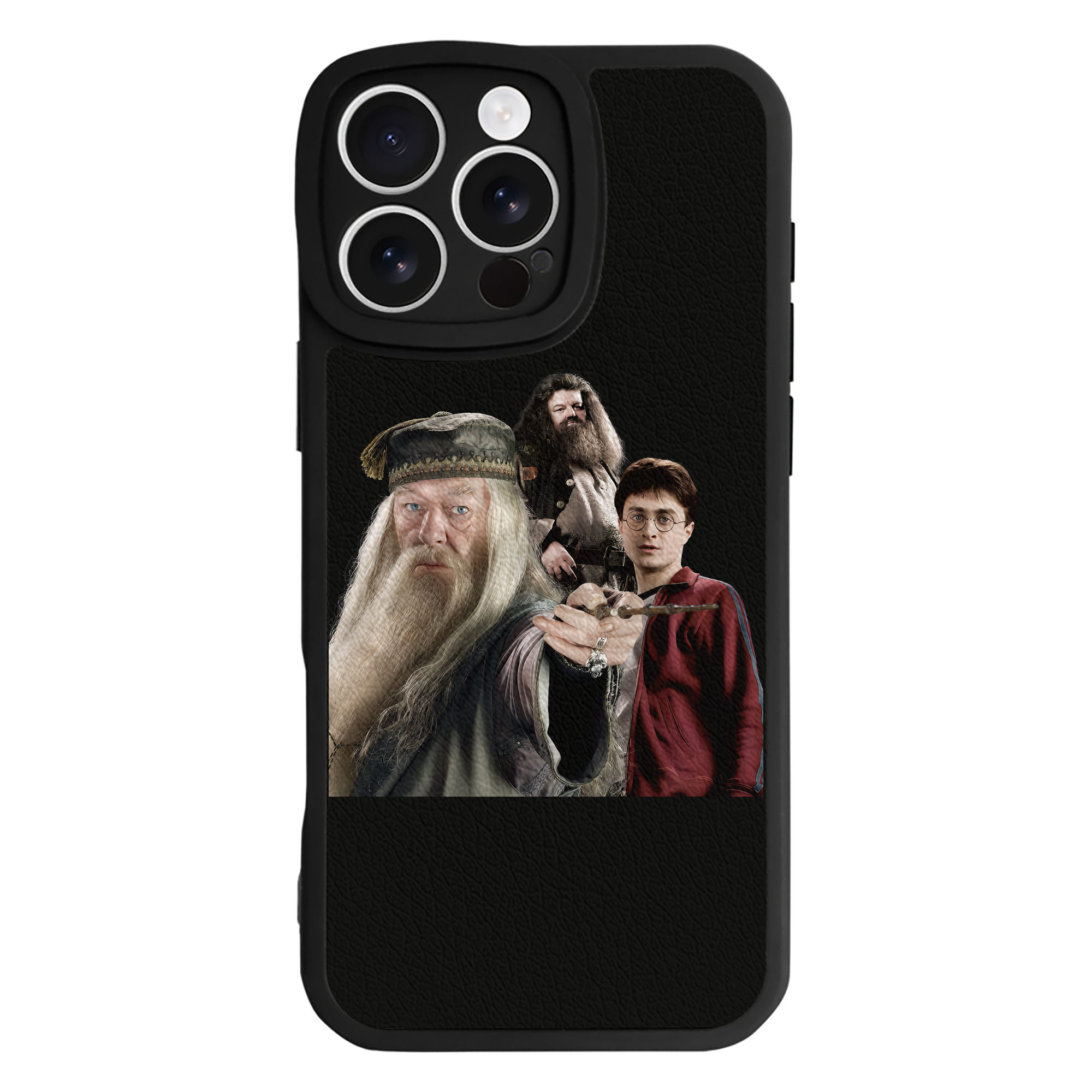 （画像用） Harry Potter ハリー・ポッターシリーズ 【iPhone 16シリーズ対応】シリコンスマホケース（レザー調） 材質：シリコン